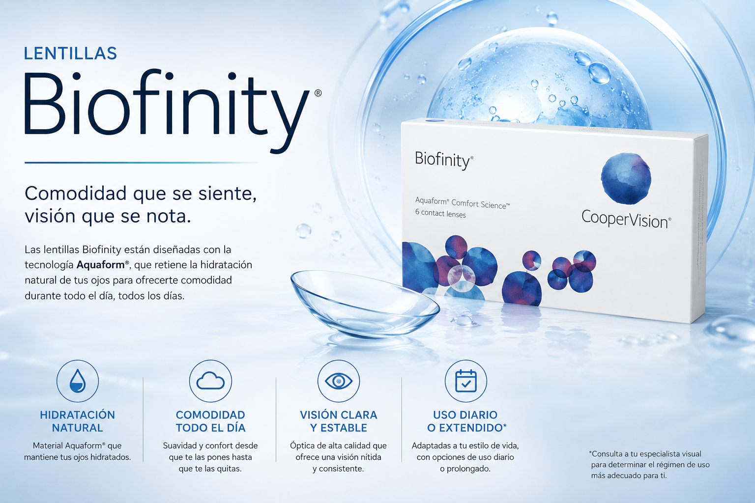 Biofinity Opiniones 2026: ¿siguen siendo unas de las mejores lentillas mensuales?