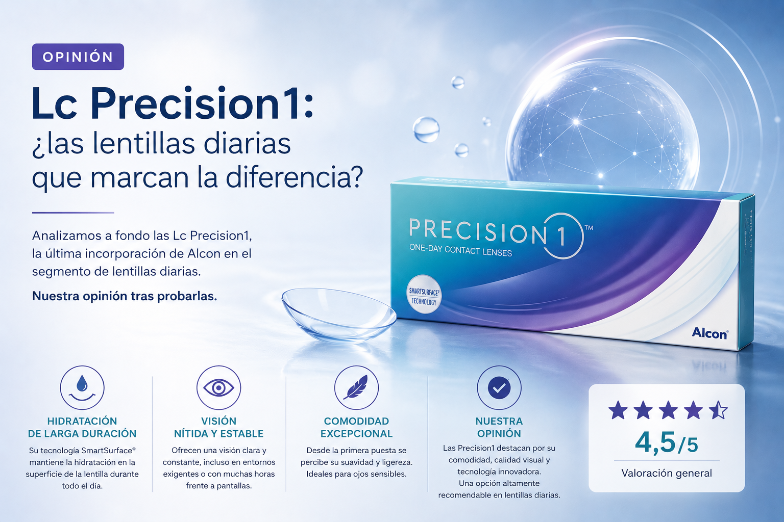 Precision1 Opiniones 2026: ¿merecen la pena estas lentillas diarias?